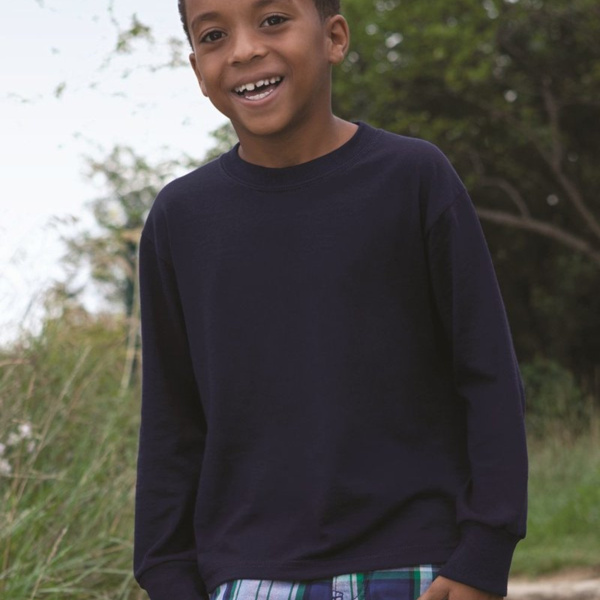 Dri-Power® Youth Long Sleeve 50/50 T-Shirt Thumbnail