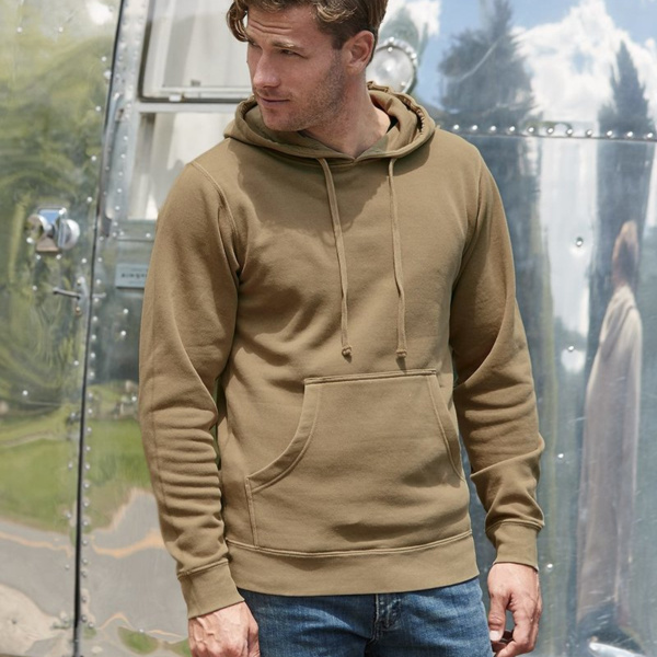 Midweight Pigment-Dyed Hooded Sweatshirt Thumbnail