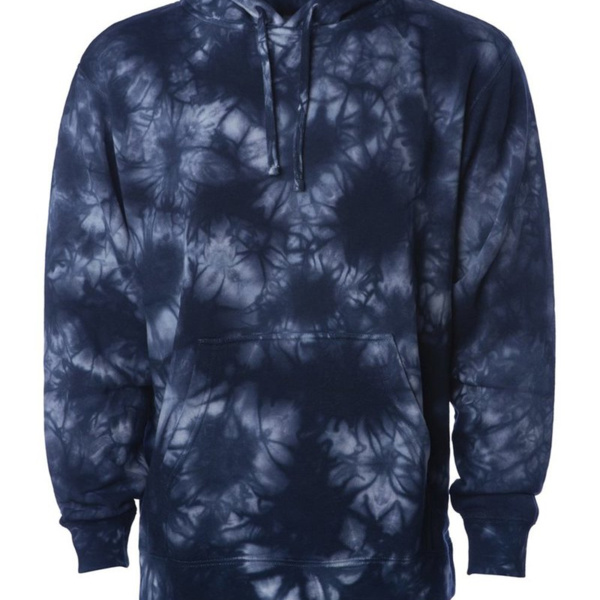 Midweight Tie-Dyed Hooded Sweatshirt Thumbnail