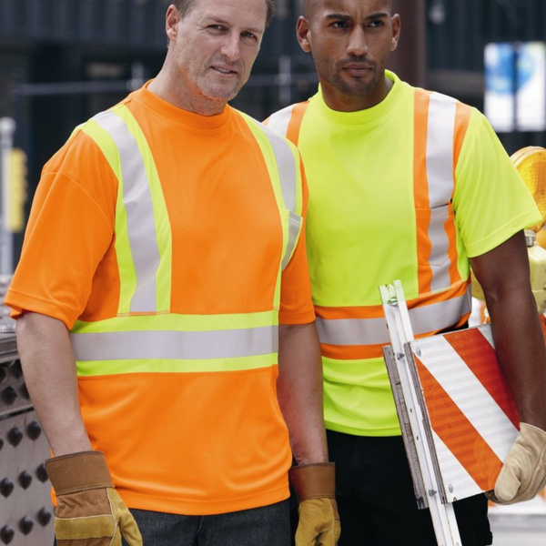 Class 2 Flat Stitch Self-Fabric Panels T-Shirt Thumbnail