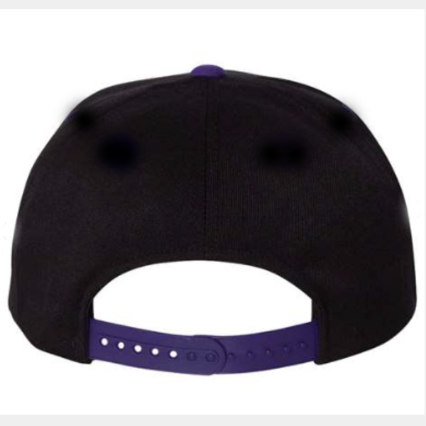 August blk/purple snapback-BACK Thumbnail