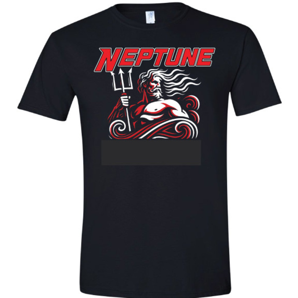 Neptune Poseidon Short Sleeve T-Shirt Front Thumbnail