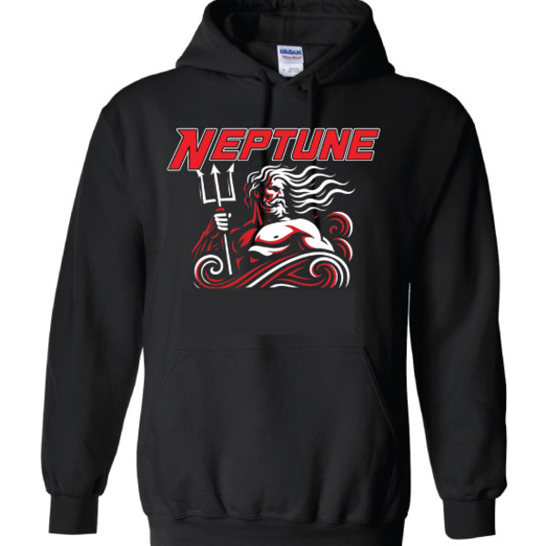 Neptune Poseidon PullOver Hoodie Front Thumbnail