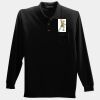 Long Sleeve Silk Touch Polo with Pocket Thumbnail