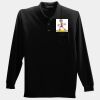 Long Sleeve Silk Touch Polo with Pocket Thumbnail