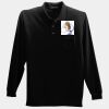 Long Sleeve Silk Touch Polo with Pocket Thumbnail