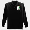 Long Sleeve Silk Touch Polo with Pocket Thumbnail