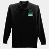 Long Sleeve Silk Touch Polo with Pocket Thumbnail