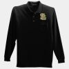 Long Sleeve Silk Touch Polo with Pocket Thumbnail