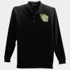 Long Sleeve Silk Touch Polo with Pocket Thumbnail