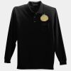 Long Sleeve Silk Touch Polo with Pocket Thumbnail