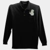 Long Sleeve Silk Touch Polo with Pocket Thumbnail