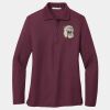 Ladies Silk Touch Long Sleeve Polo Thumbnail