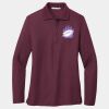 Ladies Silk Touch Long Sleeve Polo Thumbnail