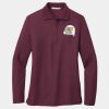 Ladies Silk Touch Long Sleeve Polo Thumbnail