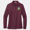 Ladies Silk Touch Long Sleeve Polo Thumbnail