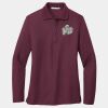 Ladies Silk Touch Long Sleeve Polo Thumbnail