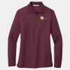 Ladies Silk Touch Long Sleeve Polo Thumbnail