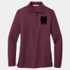 Ladies Silk Touch Long Sleeve Polo Thumbnail