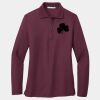 Ladies Silk Touch Long Sleeve Polo Thumbnail