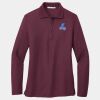 Ladies Silk Touch Long Sleeve Polo Thumbnail