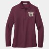 Ladies Silk Touch Long Sleeve Polo Thumbnail